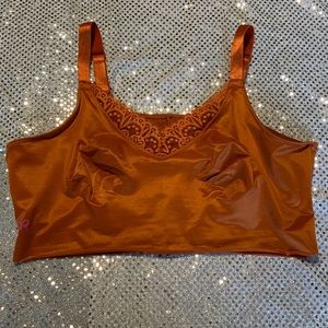 Ruby Ribbon Diva Lace Demiette - Gingersnap